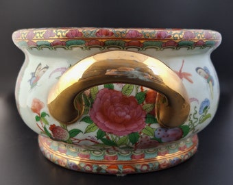 中国磁器の金箔取っ手付きボウル - Etsy 日本