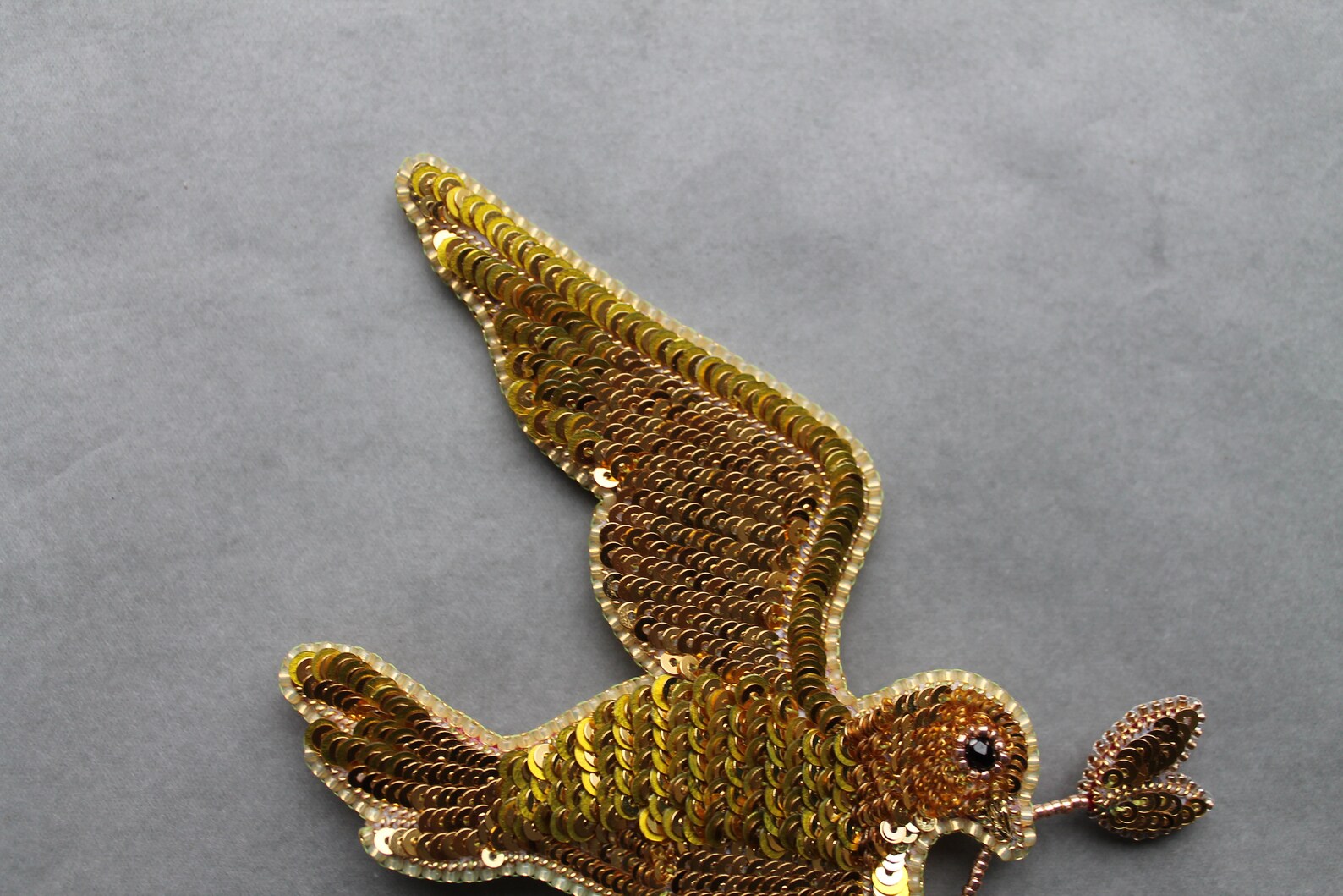 Golden dove brooch Lady Gaga dove brooch Etsy