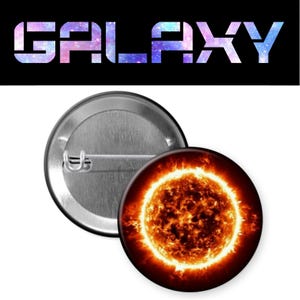 Galaxy Pinback Button