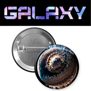 Galaxy Pinback Button