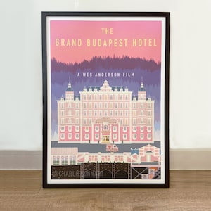 El Gran Hotel Budapest inspiró la impresión de arte Giclée