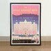 The Grand Budapest Hotel inspired Digital Art Print