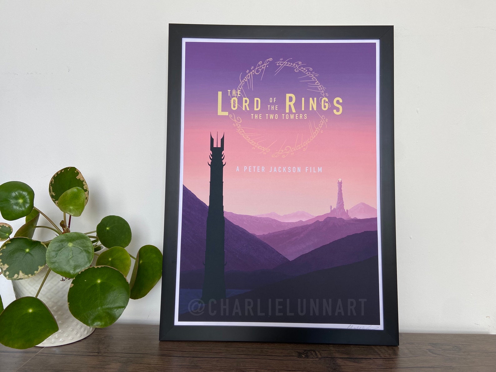 Lord of the Rings - the Two Towers Inspired Giclée Art Film Print - Etsy