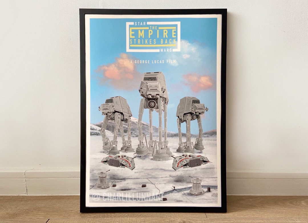 The Empire Strikes Back 40th Anniversary Digital Art Print - Etsy
