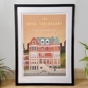 The Royal Tenenbaums inspired Giclée Art Film Print