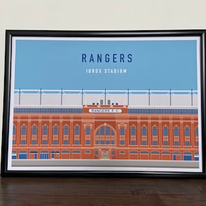 Rangers Ibrox Stadium Giclée Art Print