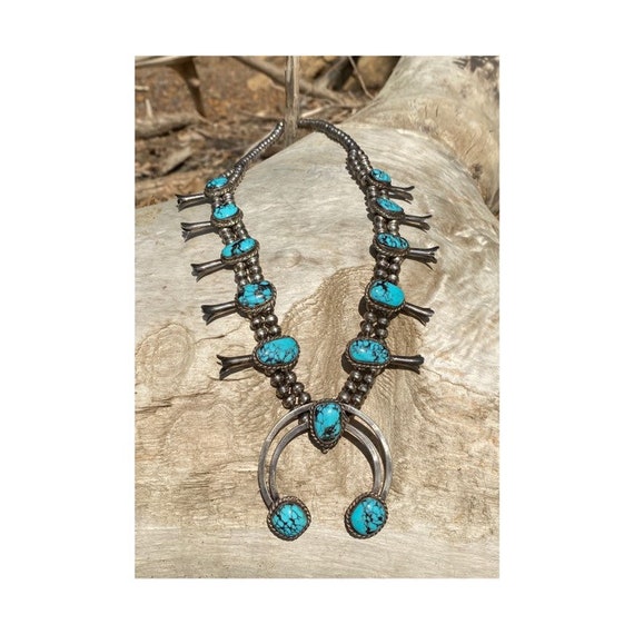 Native American Squash Blossom Necklace