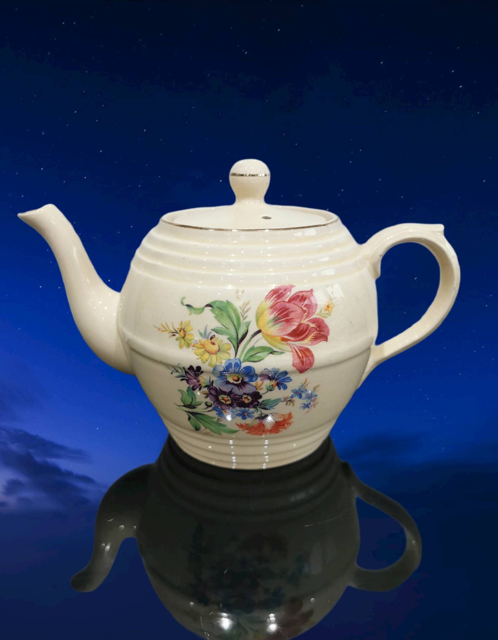 Beautiful vintage Price Bros teapot. Collectible English Etsy