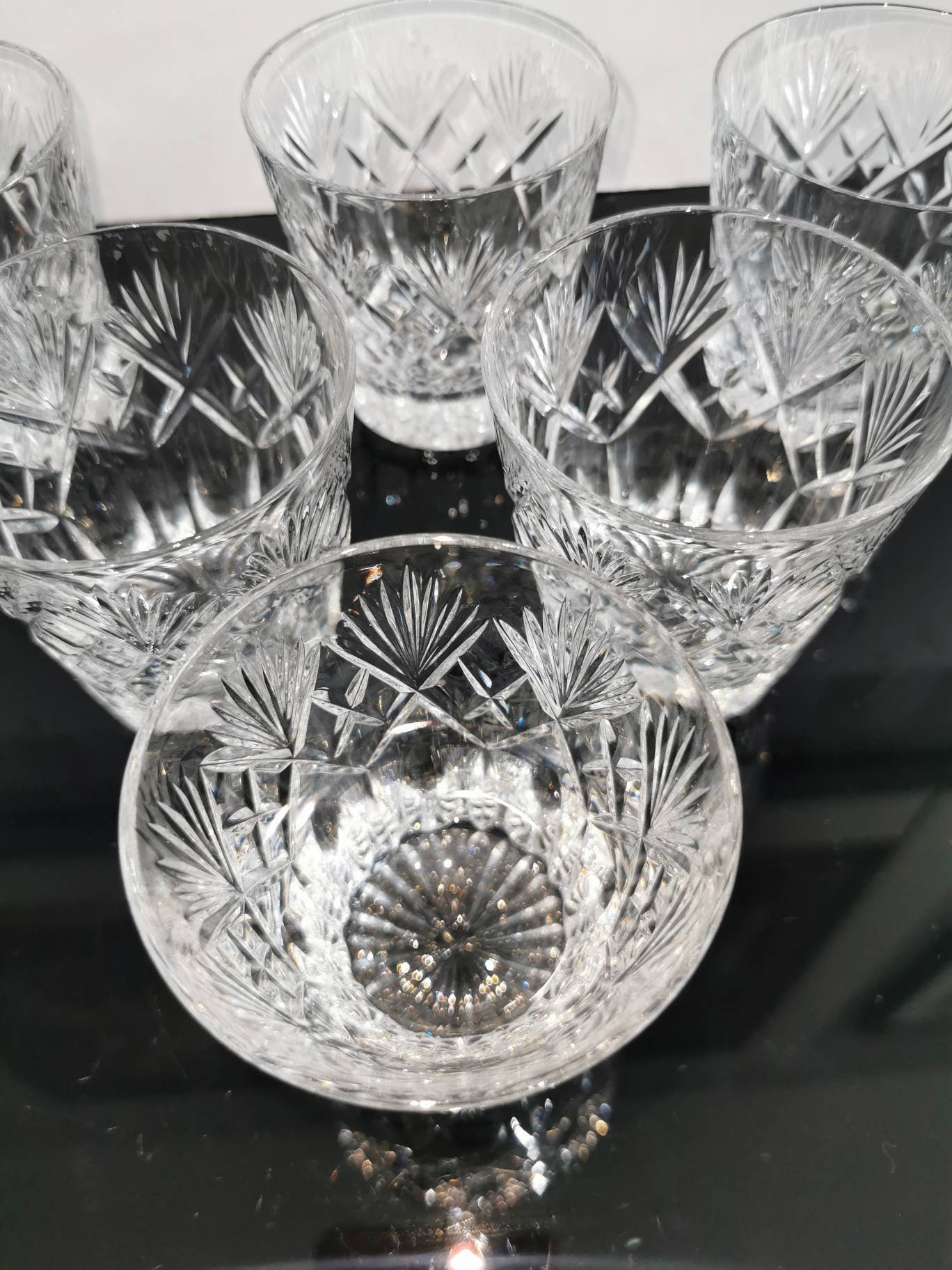 Beautiful Rare Vintage Royal Doulton Lead Crystal Set Of 6 Etsy Uk