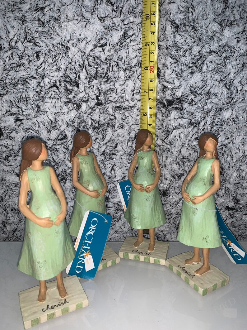 Resin figurine pregnancy like willow tree gift. orchard Etsy