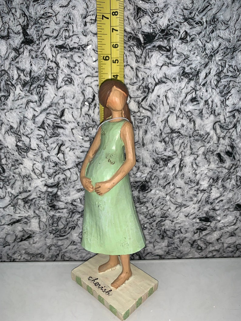 Resin figurine pregnancy like willow tree gift. orchard Etsy