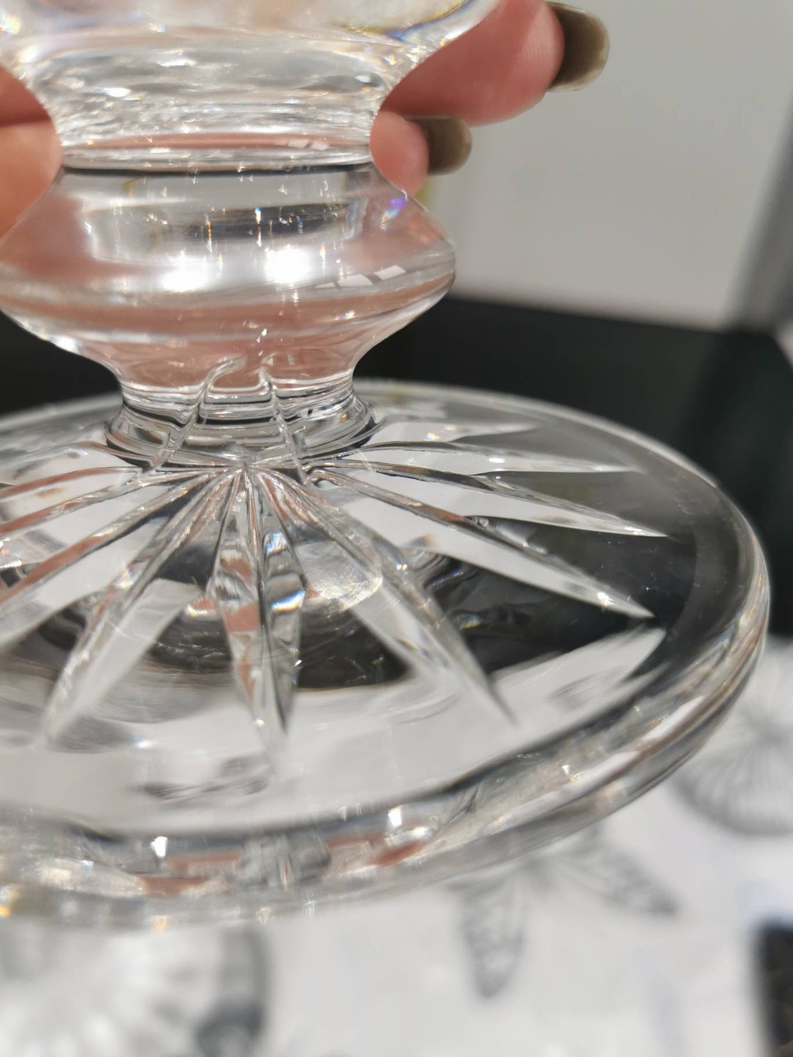 Beautiful Large Cavan Crystal vase. Collectible Irish crystal Etsy