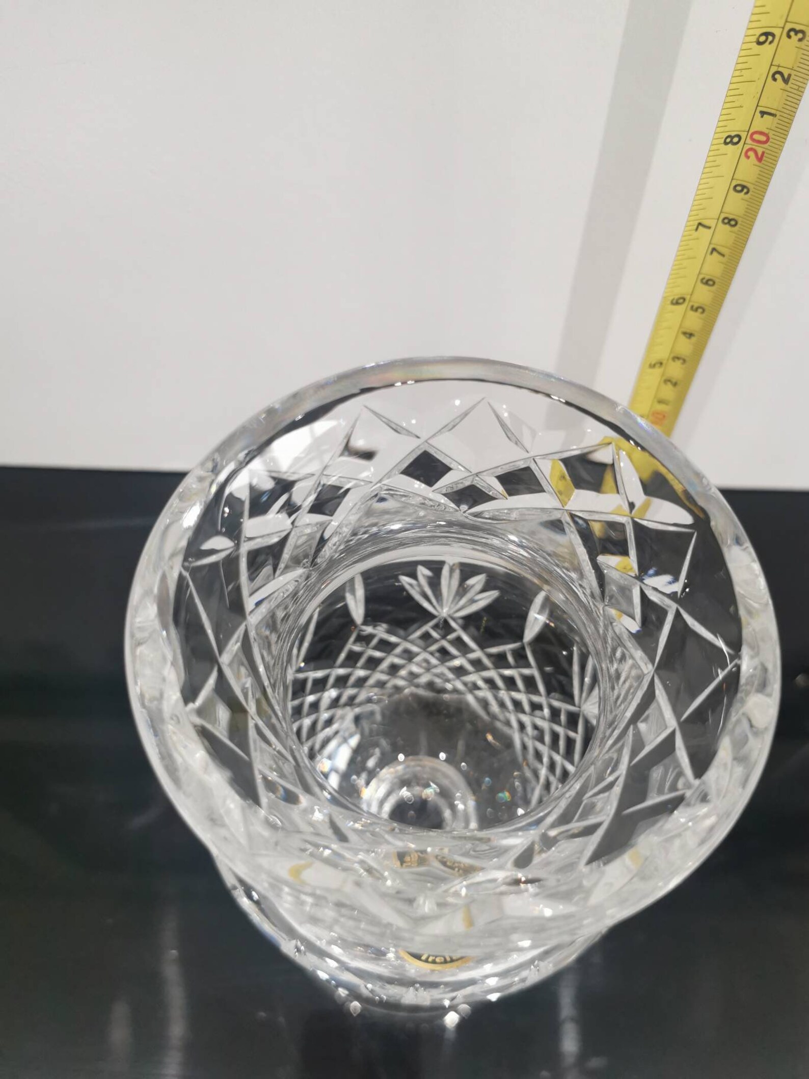 Beautiful Large Cavan Crystal Vase. Collectible Irish Crystal Etsy UK
