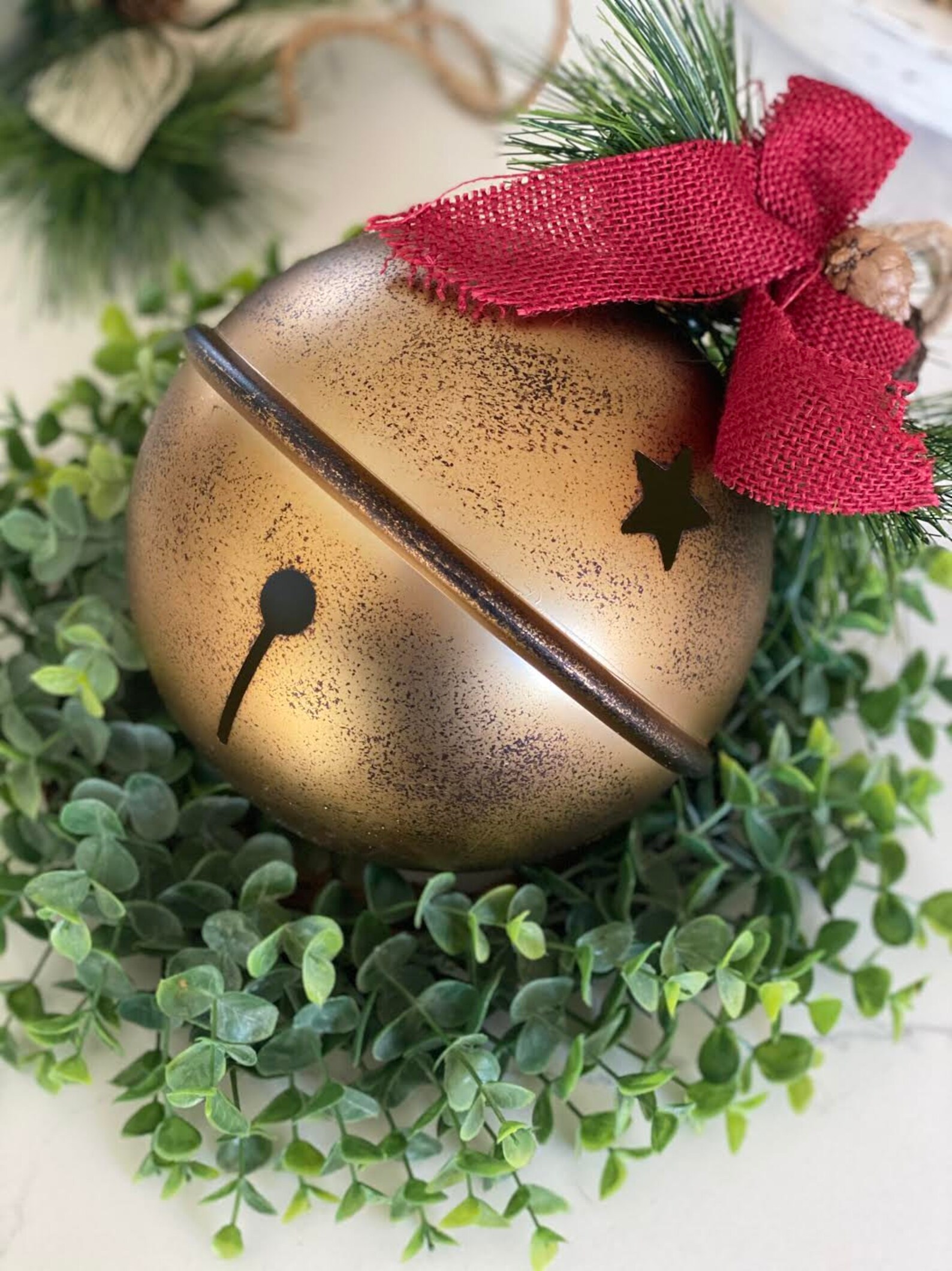 Large Christmas Bells Decorations 