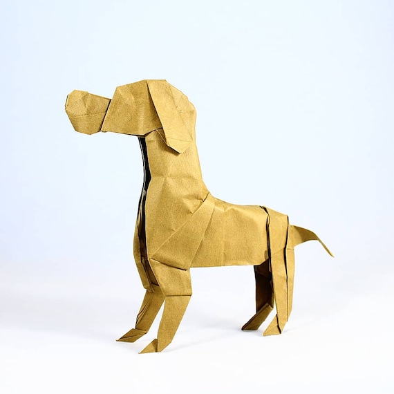 Step By Step Instructions For Origami Dog By Damian Malicki