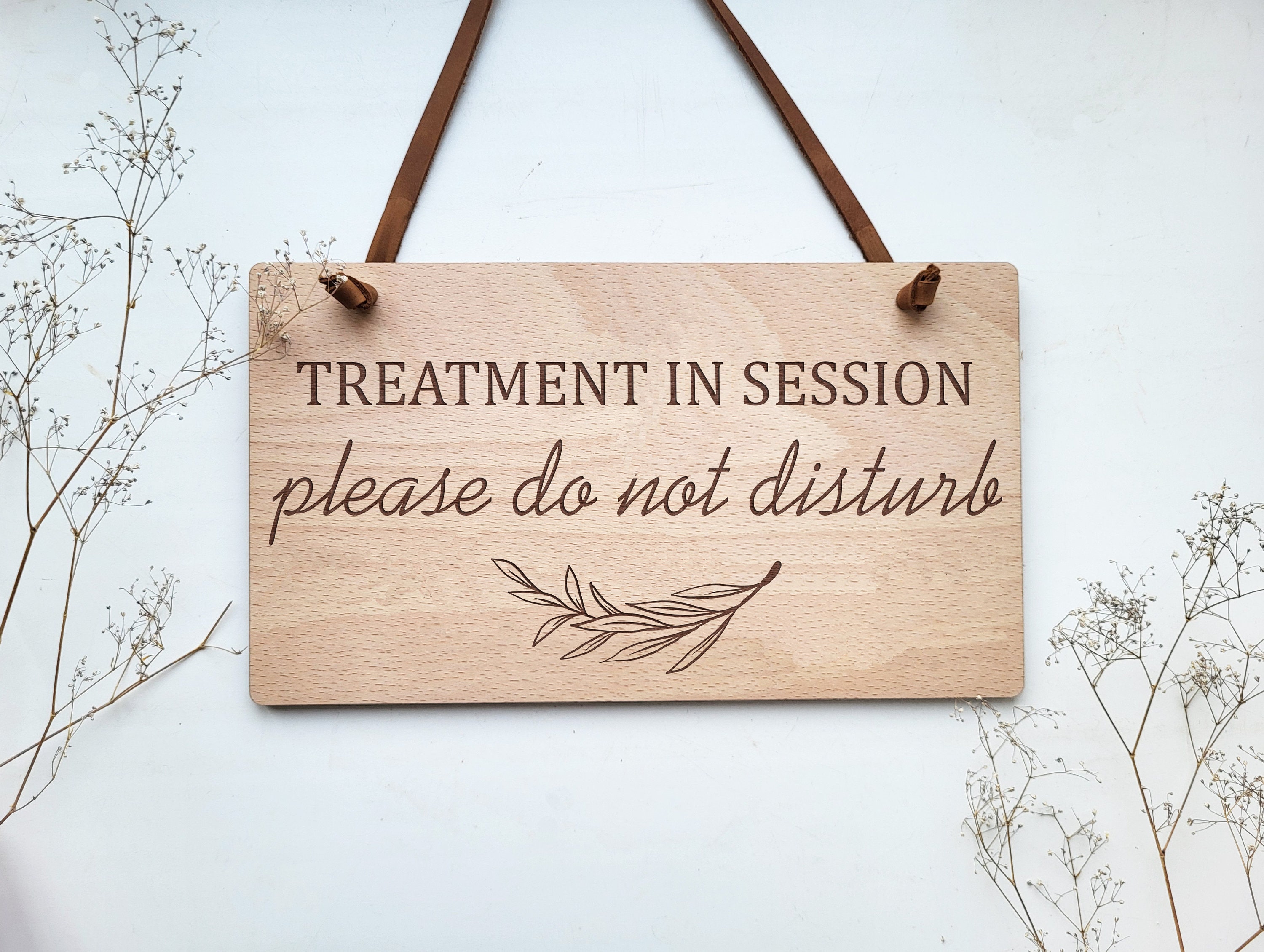 Treatment in Session Sign Do Not Disturb / Welcome Sign / Therapy in ...