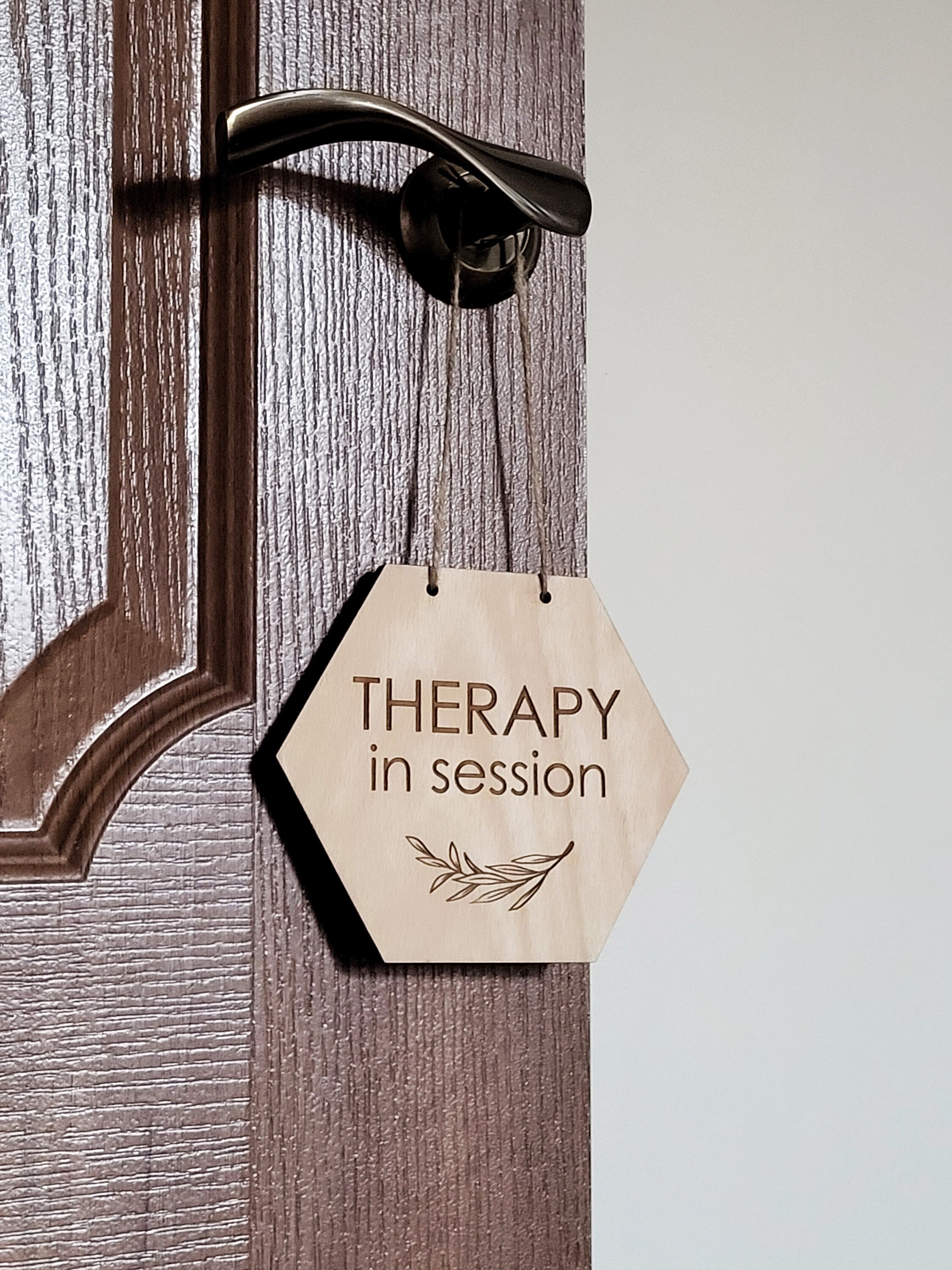 Therapy Sign / in Session Sign / Please Do Not Disturb / Custom Door ...