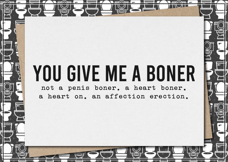 you give me a heart boner  an affection erection // funny & image 1