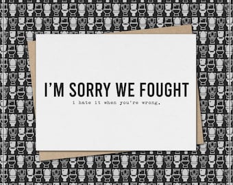 Sorry I Acted All Crazy & Shit // Funny and Sarcastic Apology