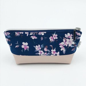 Schminktäschchen Kosmetiktasche Gr. S "Cherry Blue"
