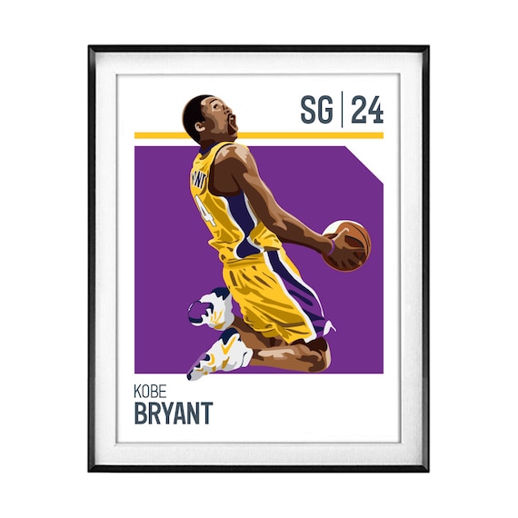 Slam Dunk Contest Kobe Bryant 360 Dunk Kobe Bryant Poster