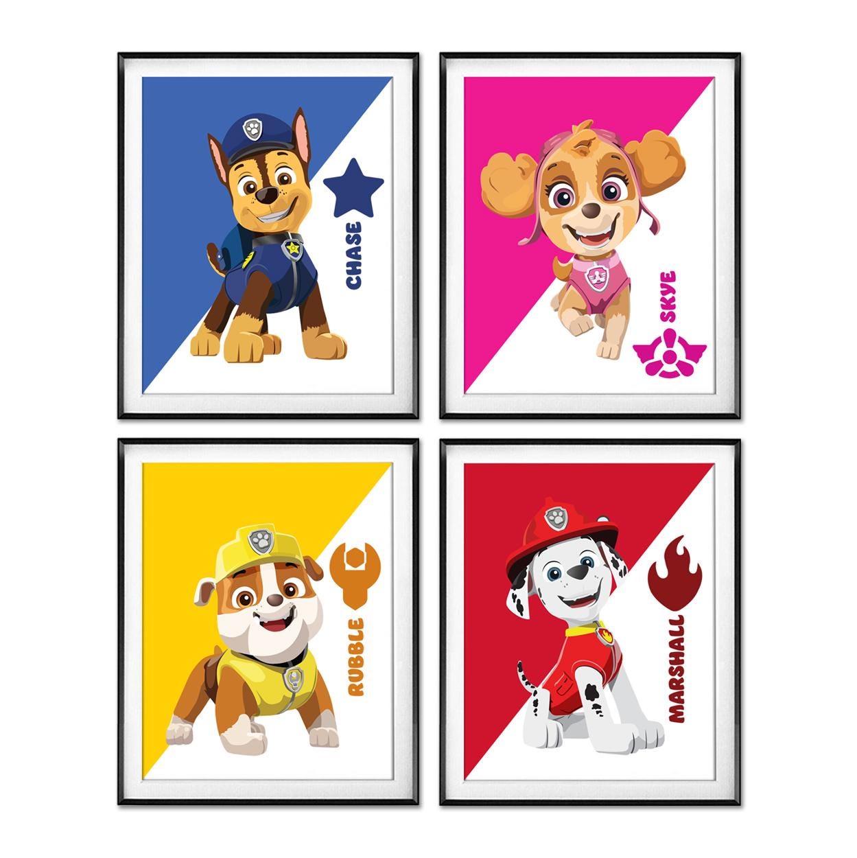 RoomMates rmk3123gm Paw Patrol Skye Giant Wall Stickers