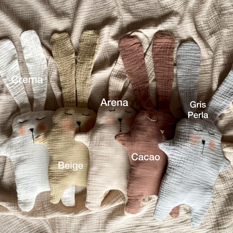 Soft Sand Bunny Toy. Ortigha Baby. Handmade Muslin Bunny. Baby Gift. - Etsy