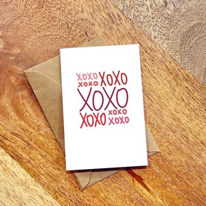 Mini Greeting Card Set: Watercolor Hearts, XOXO - Set of 12