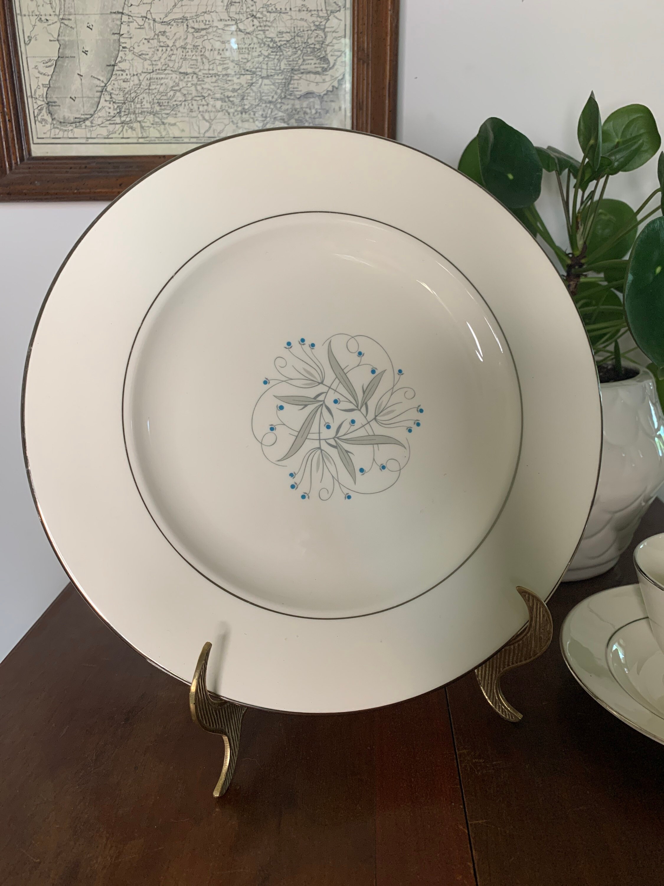 Homer Laughlin 1950s Celeste Dinnerware Etsy