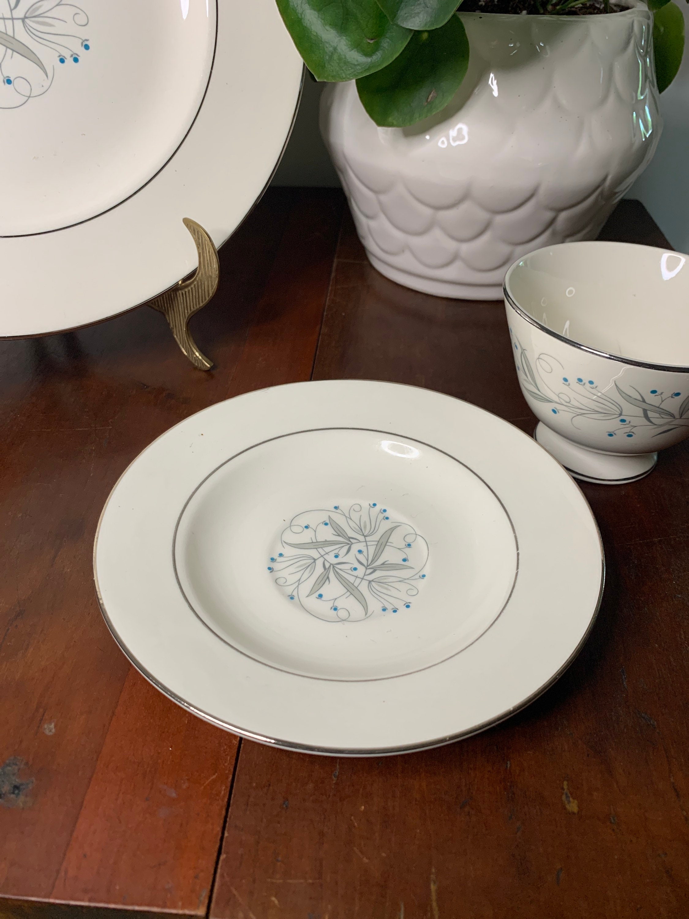 Homer Laughlin 1950s Celeste Dinnerware Etsy