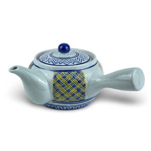 Japanese Shozui Sansui White Kyusu Teapot - Shizen Cha
