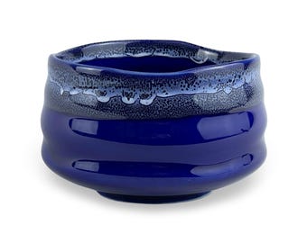 Japanese Aoi Indigo Blue Matcha Chawan Tea Bowl - Shizen Cha
