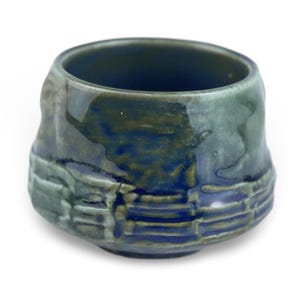 Japanese Emerald Tide Raku-yaki Tea Cup - Shizen Cha