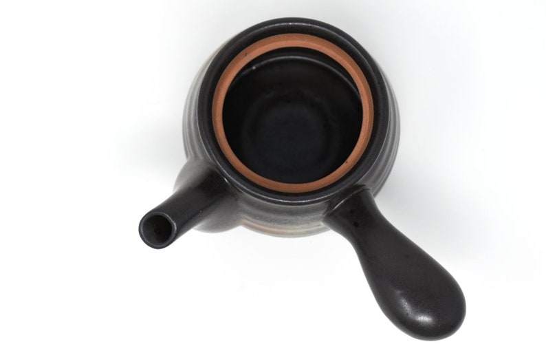 Kuro Bizen Black Kyusu Teapot