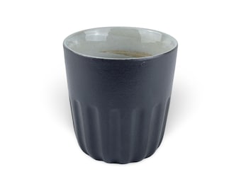 Japanese Kuro Black Banko Tea Cup - Shizen Cha