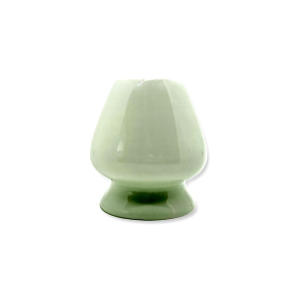 Japanese Celadon Green Matcha Whisk Chasen Stand - Shizen Cha