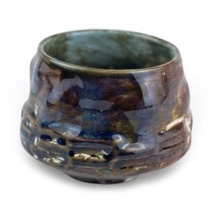 Japanese Chikyu Earth Raku-yaki Tea Cup - Shizen Cha