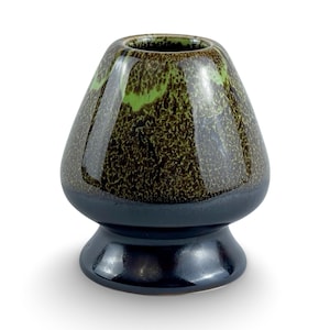 Japanese Fambe Green Matcha Chasen Whisk Stand - Shizen Cha
