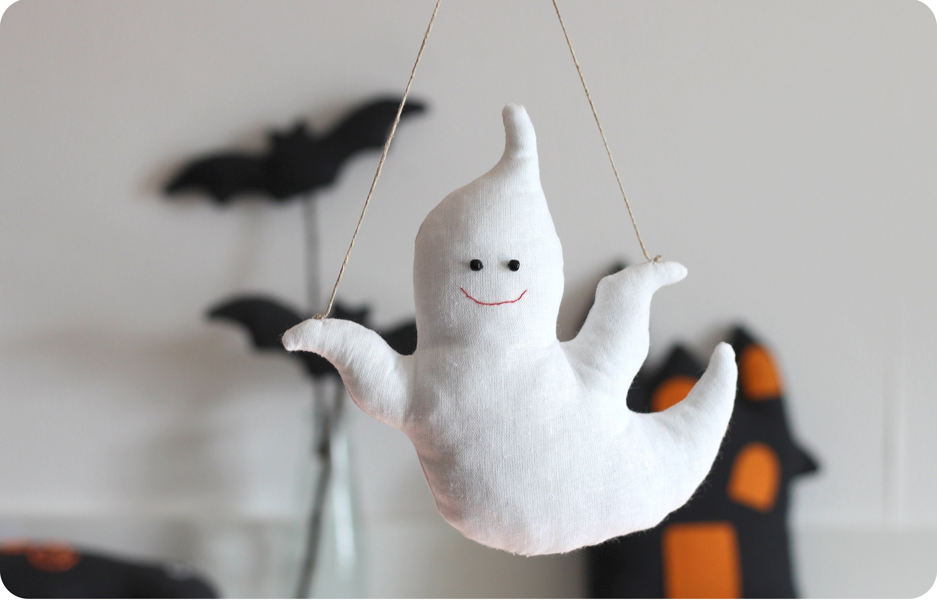 PDF Ghost Sewing Pattern & Tutorial Stuffed Animal Sewing DIY Etsy
