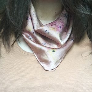 Plant Dyed Silk Scarf