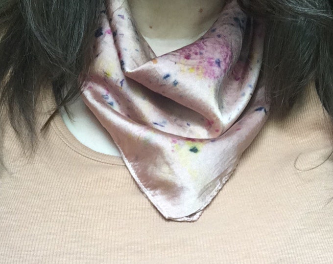 Plant Dyed Silk Scarf