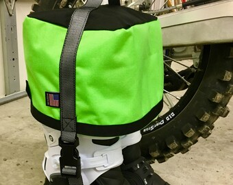 Green Factory Color Panels, Motocross Boot Carrier, The BootGrabber