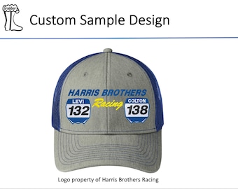 Vollständig individuell gestickte Mützen