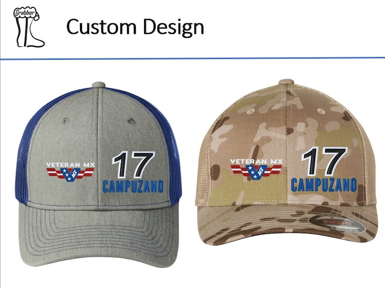 Edp Custom Cap Full Custom Embroidered Caps - Etsy