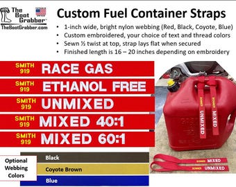 Fuel Straps - Custom Embroidered