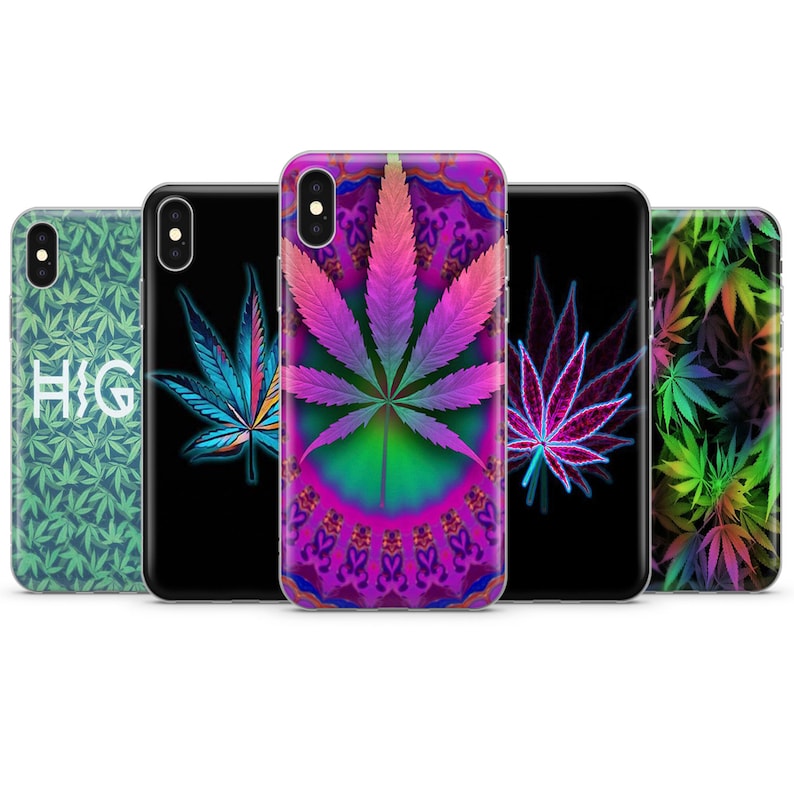 Weed Trippy Stoner High Phone Case Cover for Iphone Samsung Etsy
