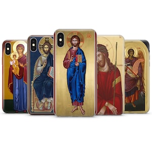 Byzantine Christianity Iconography Jesus Art Phone case cover for iPhone & Huawei