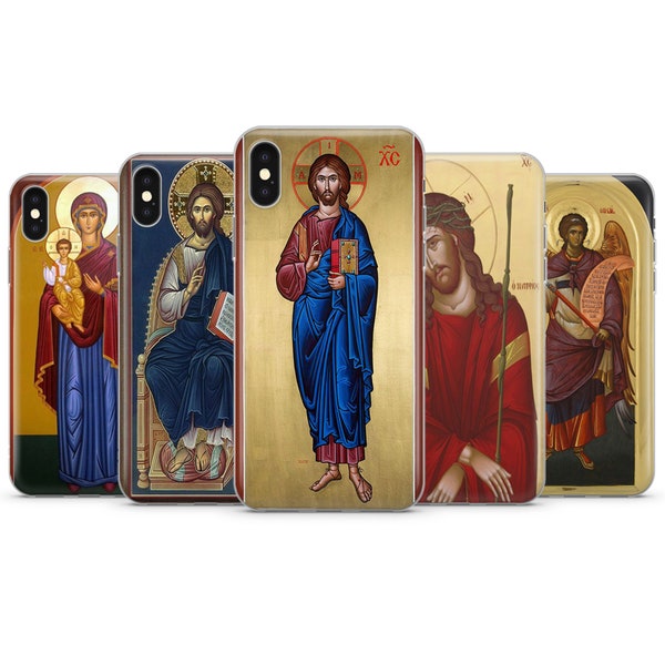 Byzantine Christianity Iconography Jesus Art Phone case cover for iPhone & Huawei