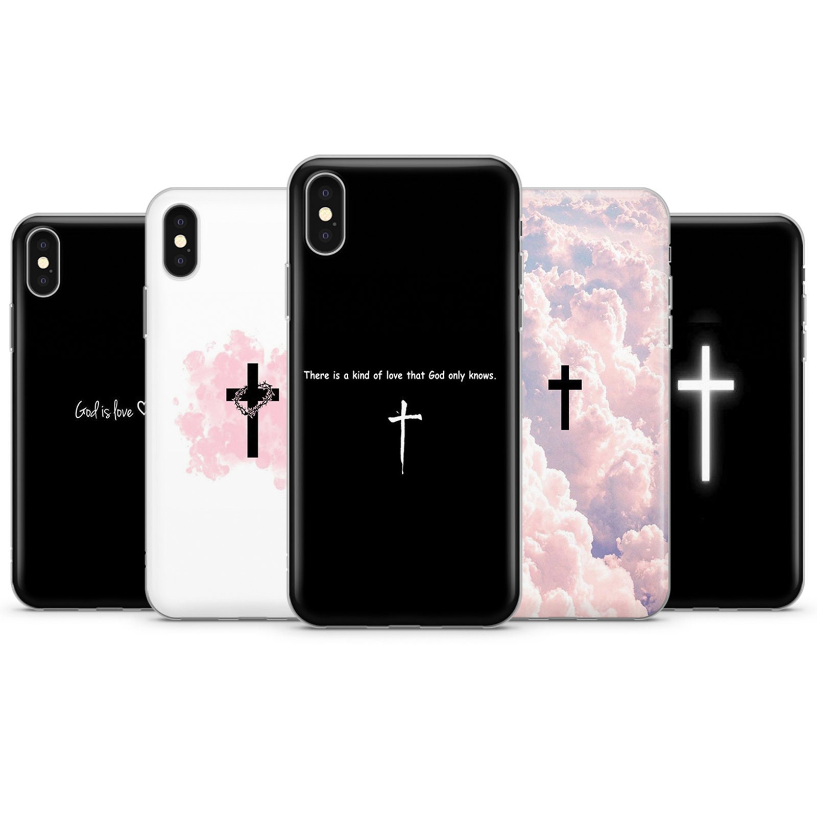 Cross Christianity Symbols and Text About Faith Phone Case - Etsy