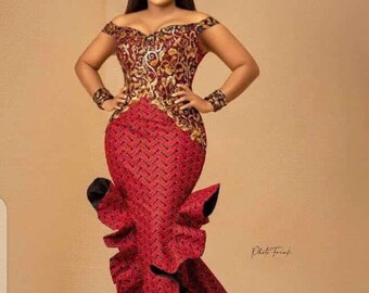 Robe De Soiree Africaine Etsy France